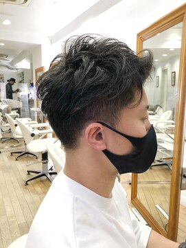 ヘッズ 本八幡店(HEADS) MEN'S HAIR  センターパート　サイドパート　韓国マッシュ