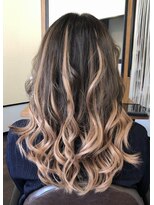 リピュア(Re:PURe)&nbsp;**バレイヤージュ風ミルクティーチップエクステ**