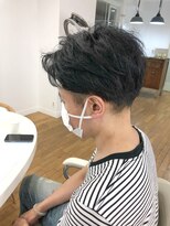 ヘッズ 本八幡店(HEADS)&nbsp;MEN'S HAIR  センターパート　ツイストスパイラル　コンマヘア
