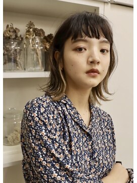 オペラ 調布店(OPERA by BALLEThair) OPERA調布/インナーカラーグレージュカラーボブウルフ