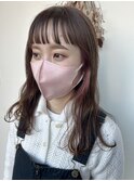 オン眉　イヤリングカラー