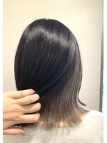 アズール 草加(azule) グレージュ インナーカラー