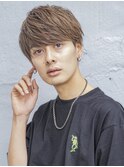 韓国マッシュヘア波巻き束感パーマメンズカット