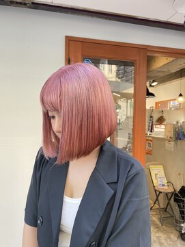 ヘアーラボ ハチ(HAIR LABO HACHI) ピンクブラウン☆