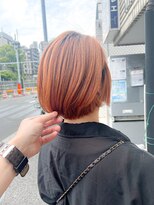 ベナボブ×束間ボブ×オレンジカラー