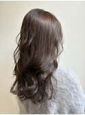 ブリーチなしダブルカラーシアーグレージュ