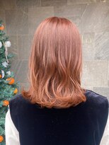 メゾン アヴァロ(Maison Avallo)&nbsp;オレンジベージュの秋冬ニュアンスカラーミディ