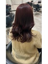 ドクターズサロン レラパール&nbsp;くびレイヤー/暖色カラー/イメチェンセミディ/愛されモテ髪/秋冬