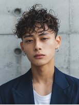 セプト 博多(SEPT.)&nbsp;ツイストスパイラルパーマ 波巻きスパイラルパーマ ツーブロック