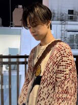 ジーナ 天神(Zina)&nbsp;センターパート/highlight 【メンズサロンZina 天神】