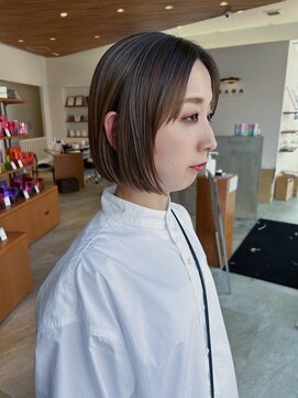 サラビューティーサイト 志免店(SARA Beauty Sight) 【志免】ボブと相性抜群な透明感ハイライト☆山之内