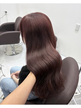 アイズ 横浜(IS) 【nanami指名】ブリーチなしWカラー/ピンク