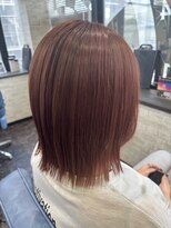ヘアメイクアクト 都賀店&nbsp;N.ルフレカラー×切りっぱなしボブ
