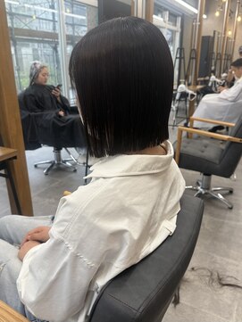 コク 千葉駅西口(COQU) ヘイリーボブ/切りっぱなしボブ/千葉【積田佳奈】