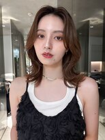 ミンクス 青山店(MINX)&nbsp;【MINX 土屋】ミディアムレイヤー×こっくりブラウン