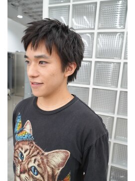 イル 天神西通り店(ill) メンズショート/スパイキーショート/刈り上げなし