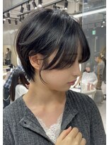 ロンドブルーム 天神大名店(Lond Bloom)&nbsp;イメチェンショート外ハネボブ美髪ダークアッシュ似合わせカット