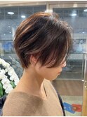 20代30代ショートボブ【イルミナカラー/縮毛矯正/髪質改善】