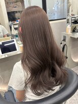 ロンド マーレ 天神大名店(Lond mare) ミディアムレイヤー/似合わせカット/ダークアッシュ/ベージュ