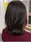 外はねレイヤーボブ結べるボブプランベージュ20代30代透明感