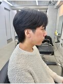 ニュアンスパーマ/毛流れパーマ/センターパート/新宿