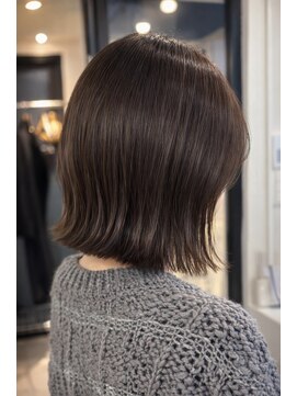 アコロン(acoron) 切りっぱなしボブ/ラベンダーアッシュ/髪質改善