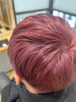 ヘア ルーナ バイ アプリーレ(hair lune by Aprire) ハイライトカラーシアーピンク大人ショート似合わせカット