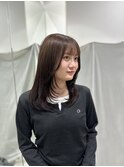 ミルクティーブロンド/ダークブルー/デジタルパーマ/東戸塚
