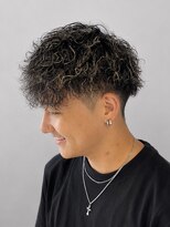 スター 稲沢店(STAR)&nbsp;20代30代メッシュカラースパイラルパーマフェードカット