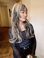 ヘアーズルネッタアベノ(HAIR'S Lunetta abeno)&nbsp;【大阪/天王寺】ロングウルフレイヤー×デザインカラー