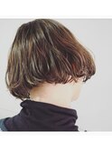 切りっぱなしボブ