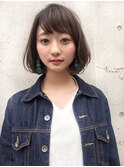【GARDENTokyo川谷】モテ 愛され ゆるふわ質感 斜めバングボブ