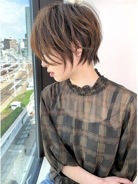 ジアン バイ ミルボン NU茶屋町+(GIEN by milbon) イルミナカラー ショートヘア 横顔美人 ＠川原拓也