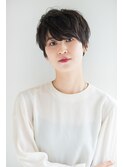 ナチュラル小顔ショート