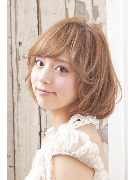 ナオシ 田原台店(nao c) 【奈良/生駒nao*c】大人かわいい小顔☆ナチュラルバルーンボブ