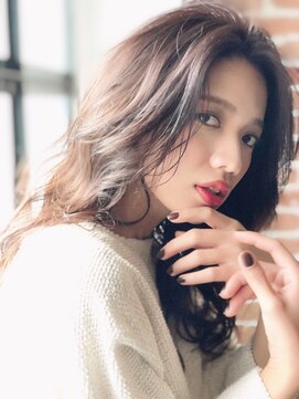 チョビー 銀座(chobii) [桜井]デジタルパーマグレージュカラーイルミナカラー