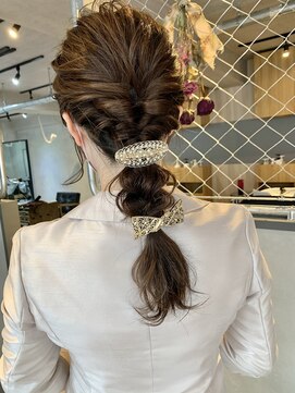 アクト 仙台店(ACT) パーティヘア＊編み下ろし