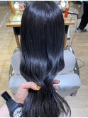 ダークグレージュ ブリーチなしカラー 透明感カラー
