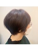 丸み◎20代30代40代50代大人カッコかわいい丸みショートボブ1