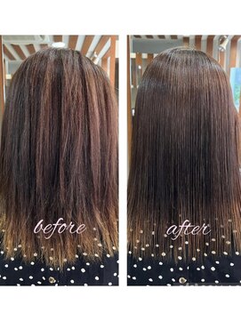 ヘア ソムリエ ゼアラ(hair sommelier Zara) 【髪質改善】縮毛矯正/40代/うねりとダメージが悩み