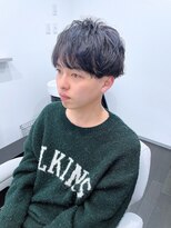 ネオン(neon)&nbsp;ショートマッシュ×ブルーブラック【柿本拓】