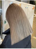 【ブラウンベージュで魅せる透明感】※ブリーチ必須