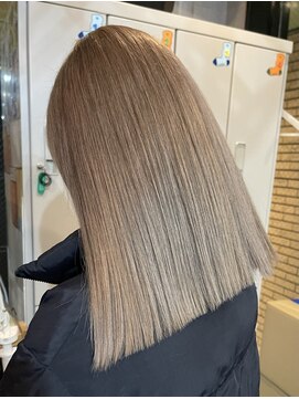 ラフ(LAFF) 【ブラウンベージュで魅せる透明感】※ブリーチ必須