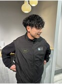波巻きパーマ