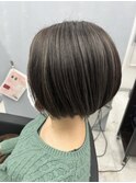 白髪ぼかしハイライト