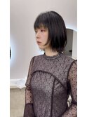 ボブ　フルバング　ハッシュカット　イメチェン　似合わせカット