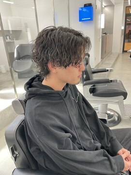 ロンド ローガン 名駅(Lond LOGAN) 大人色気髪パーマミディアムツイストスパイラルウルフ