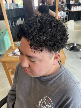 ヘアー ル シェーヌ ワンセカンド(hair le chene 1/2) 短髪×パーマ