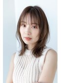 韓国レイヤー似合わせカット透明感カラー髪質改善前髪