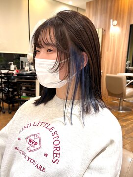 ビュートリアム ギンザ(BEAUTRIUM) 顔周りレイヤー/インナーカラー〔レイヤーカット/ショートボブ〕